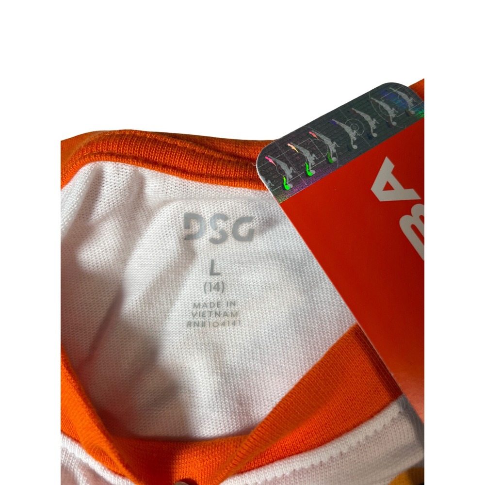 DSG WNBA Girls White Orange 96 Basketball Graphic T-Shirt Size Large 14 NWT - Picture 2 of 4